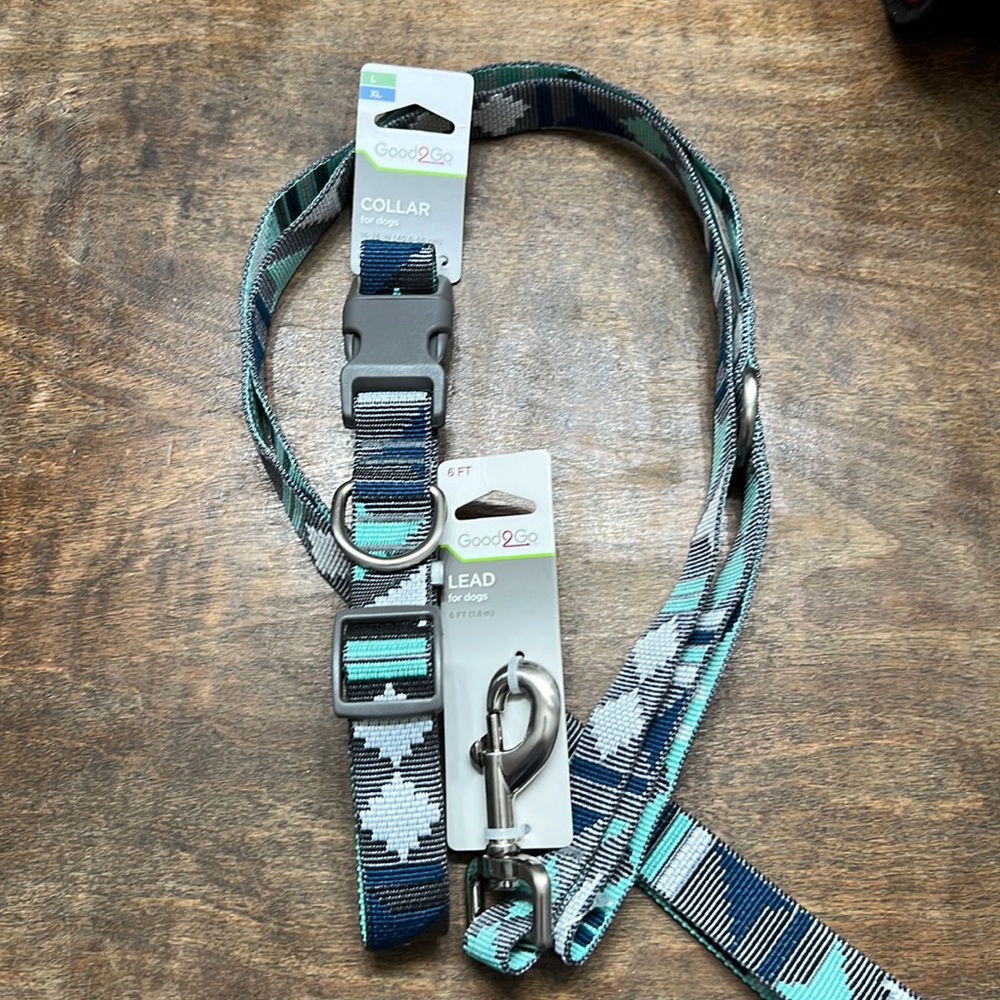 Good2Go Leash and collar matching cool desert vibes set. New original packaging